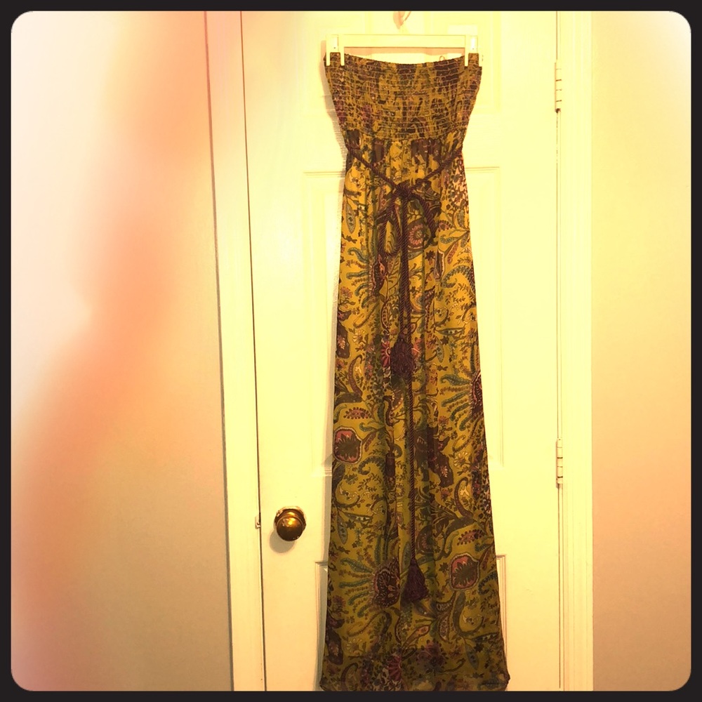 Purple Multicolored Maxi Dress